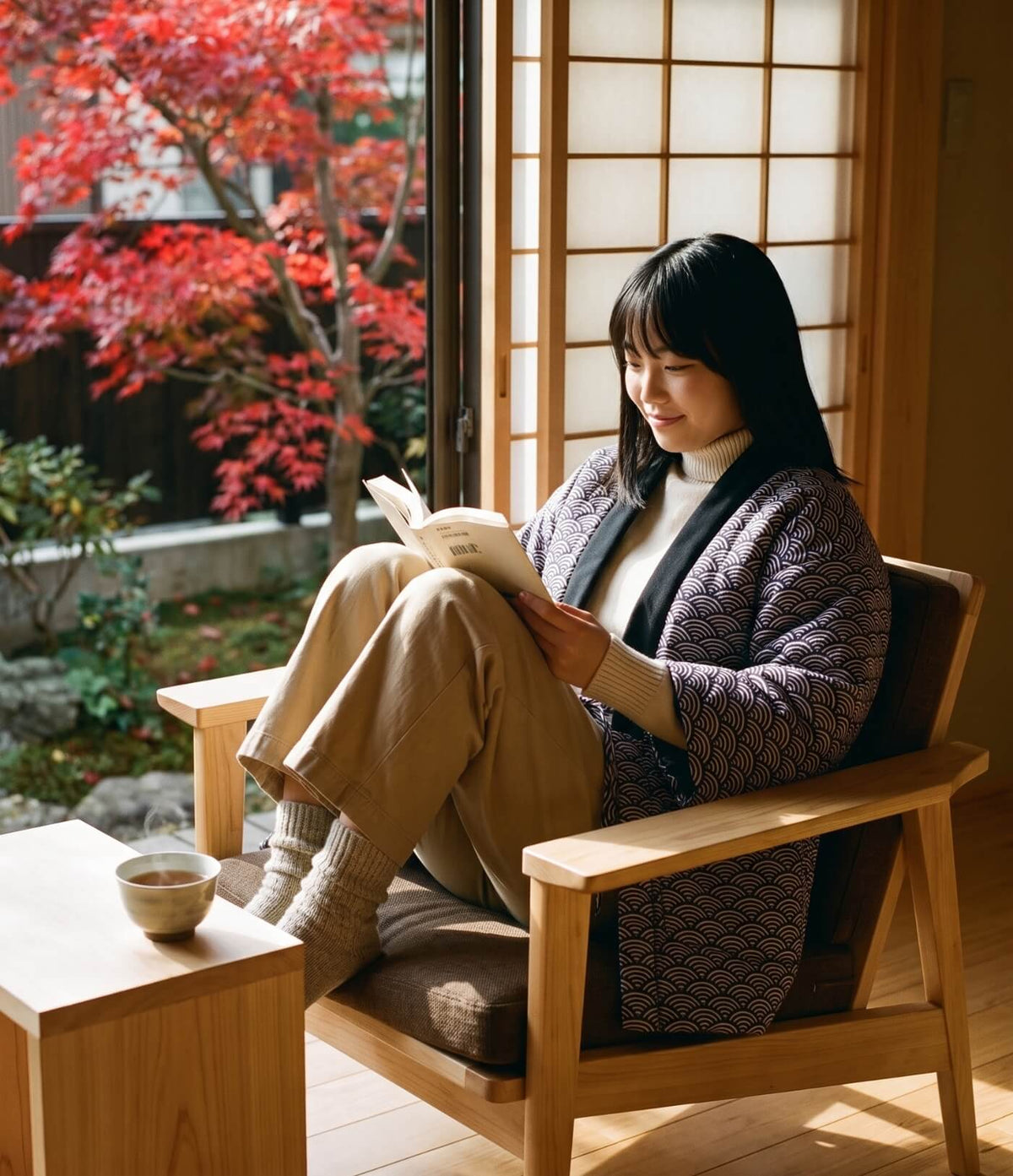 Dark Seigaiha Hanten
