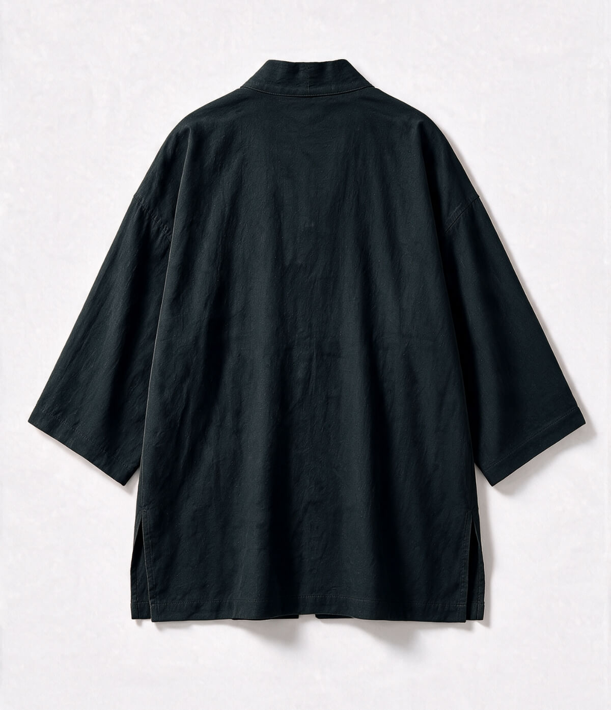 Embroidered Black Haori