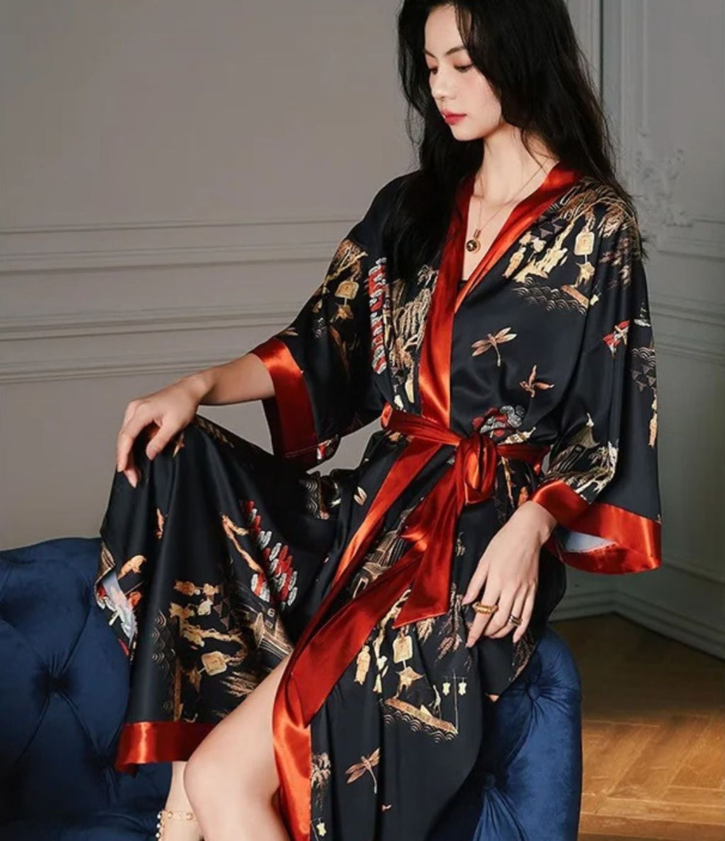 Akegane Kimono Robe