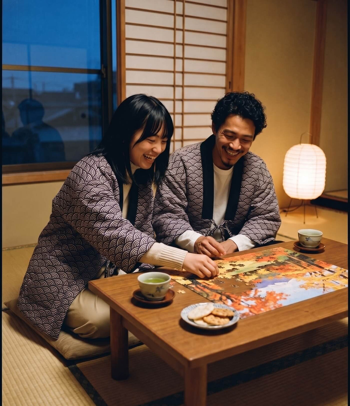 Dark Seigaiha Hanten