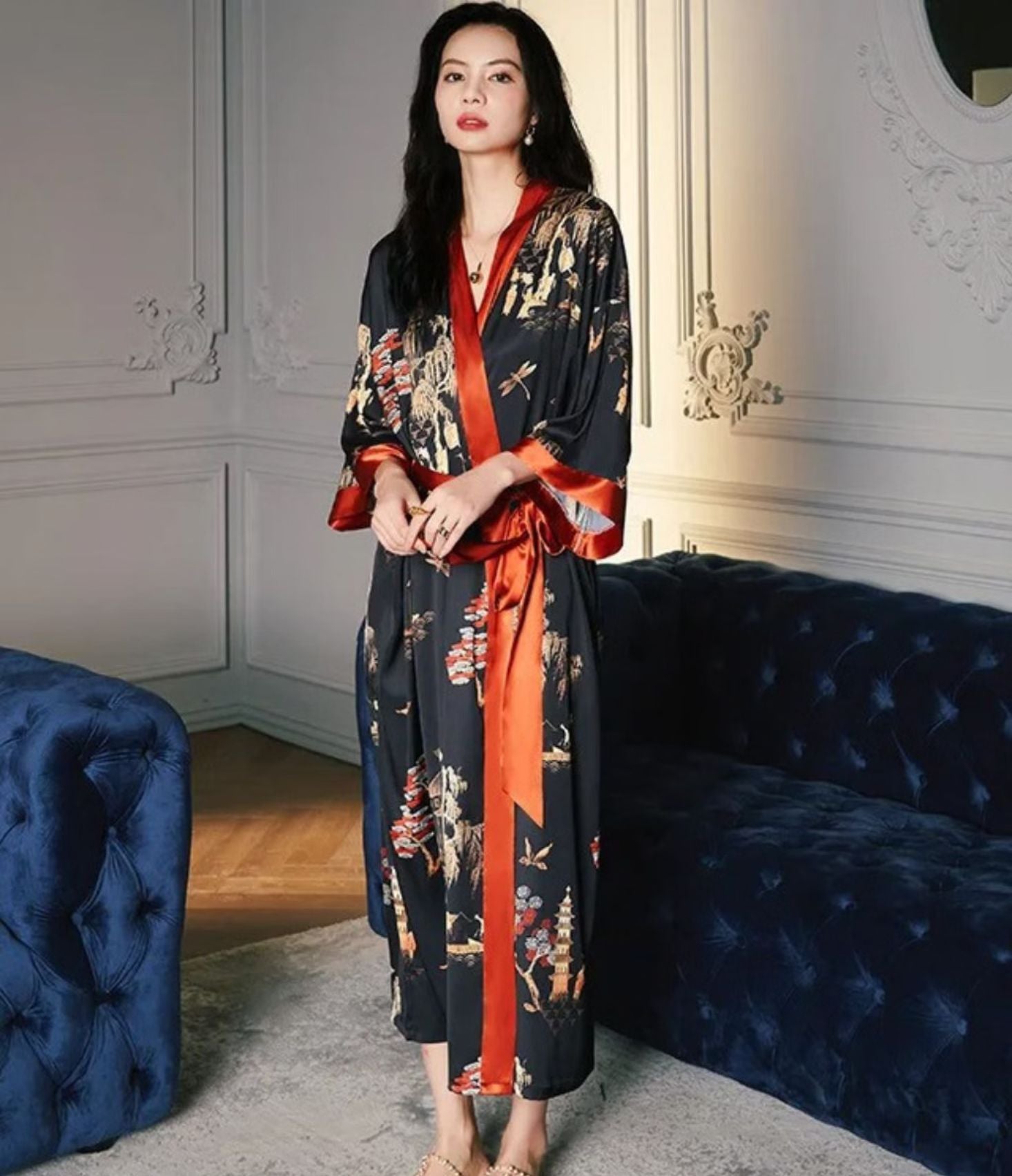 Akegane Kimono Robe