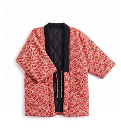 Red Seigaiha Hanten